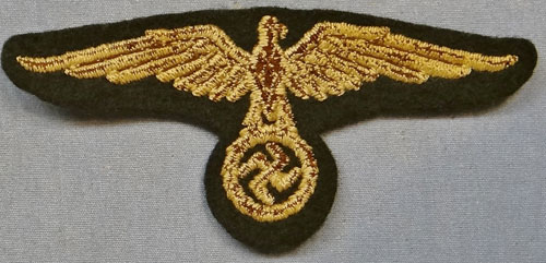 Bahnschutzpolizei NCO/EM Green Backed Sleeve Eagle