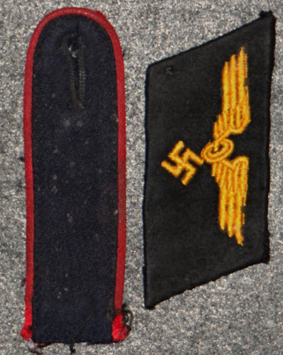 Reichsbahn Officials Collar Tab & Shoulder Board Set