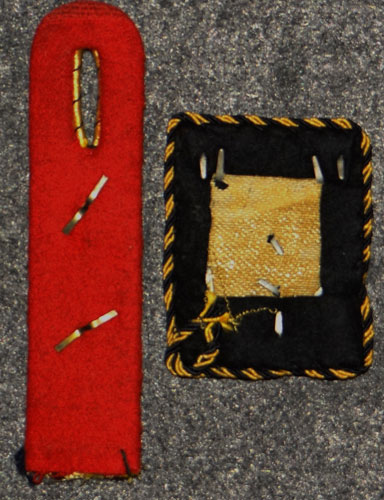 Reichsbahn Officials Collar Tab & Shoulder Board Set