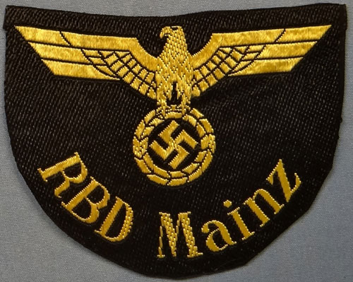 Reichsbahn "RBD Mainz" Sleeve Insignia