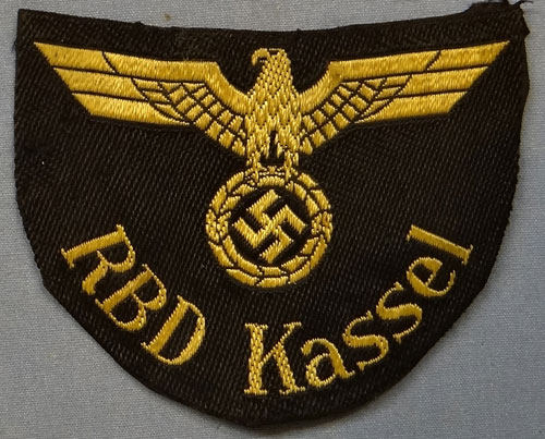 Reichsbahn "RBD Kassel" Sleeve Insignia