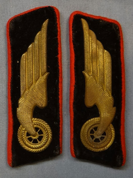 Reichsbahn 1st Pattern Collar Tabs