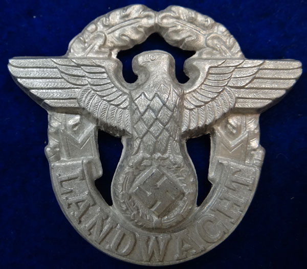 Police "Landwacht" Visor Hat Eagle