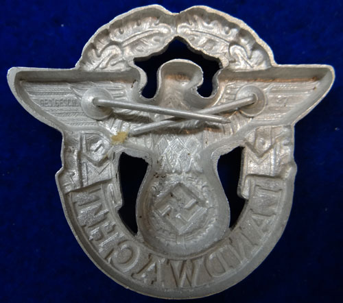 Police "Landwacht" Visor Hat Eagle