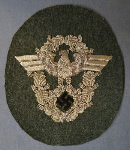 Police Officers Bullion Wire Sleeve Eagle
