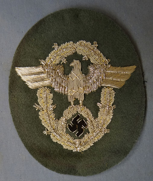 Police Officers Bullion Wire Sleeve Eagle