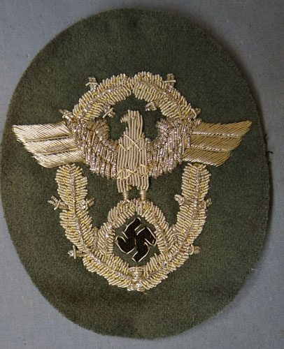 Police Officers Bullion Wire Sleeve Eagle