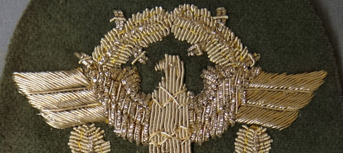 Police Officers Bullion Wire Sleeve Eagle