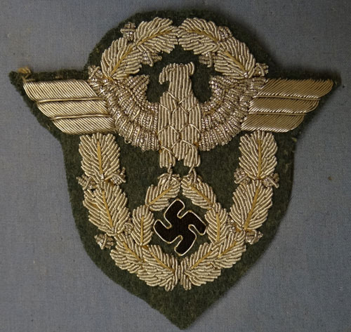 Police Officers Bullion Wire Sleeve Eagle