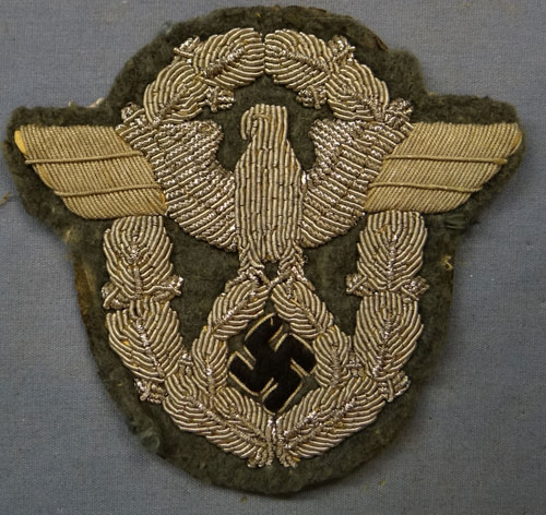 Police Officers Bullion Wire Sleeve Eagle