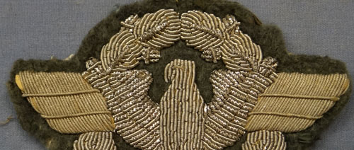Police Officers Bullion Wire Sleeve Eagle