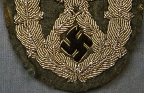 Police Officers Bullion Wire Sleeve Eagle