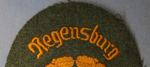 Police "Regensburg" Gendarmerie Sleeve Eagle