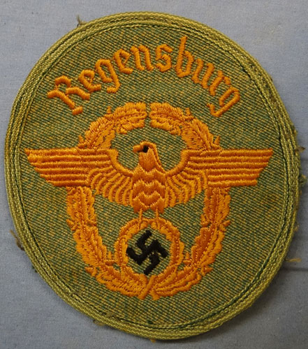 Police "Regensburg" Gendarmerie Sleeve Eagle