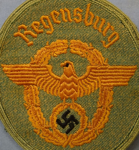 Police "Regensburg" Gendarmerie Sleeve Eagle