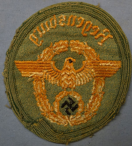 Police "Regensburg" Gendarmerie Sleeve Eagle