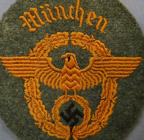 Police "Munchen" Gendarmerie Sleeve Eagle