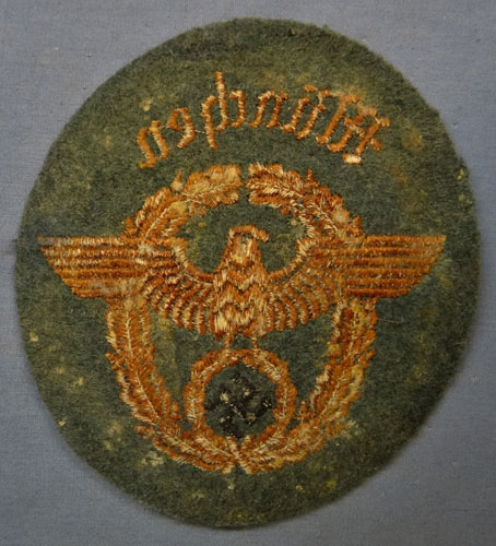 Police "Munchen" Gendarmerie Sleeve Eagle