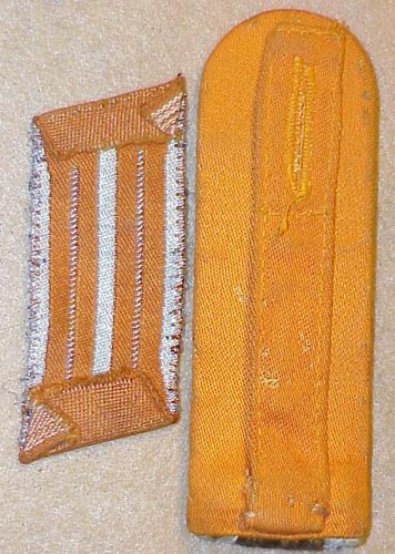Police Gendarmerie 1936/41 Oberwachtmeister Shoulder Board and Collar Tab Set