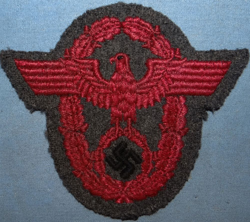 Luftschutz Police Fire Service NCO/EM Sleeve Eagle
