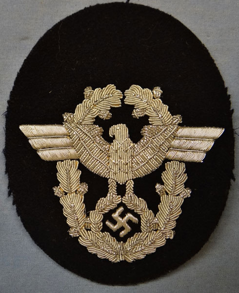 Fire Police Officers Bullion Wire Sleeve Eagle