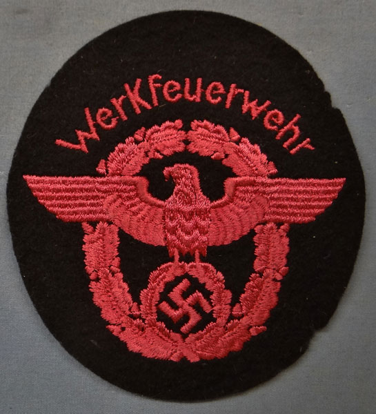 Werfeuerwehr "Factory Fire Service" Sleeve Eagle