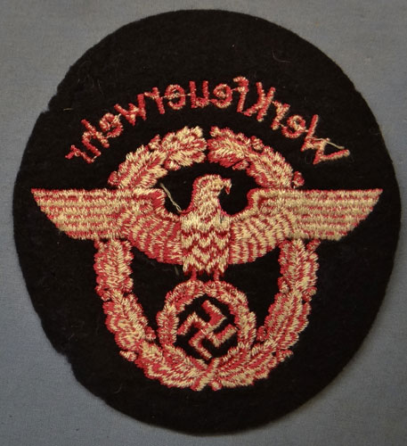 Werfeuerwehr "Factory Fire Service" Sleeve Eagle