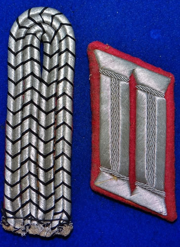 Feuerwehr "Fire Service" Officers Collar Tab & Shoulder Board Set