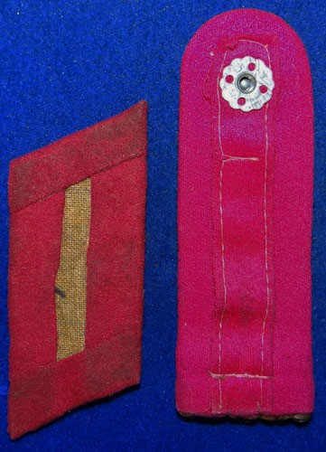 Werkeuerwehr "Factory Fire Service" Officers Collar Tab & Shoulder Board Set