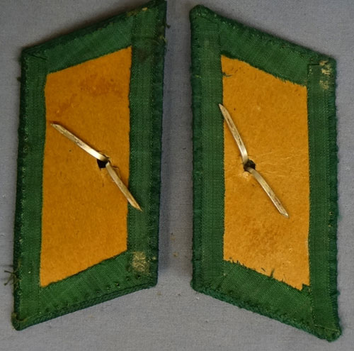 German Customs Officials Collar Tabs