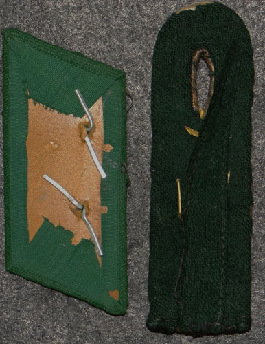 Geman Customs Officials Collar Tab & Shoulder Board Set