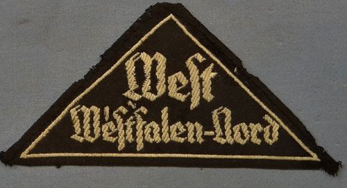 BDM / HJ "West Westfalen-Nord" District Triangle