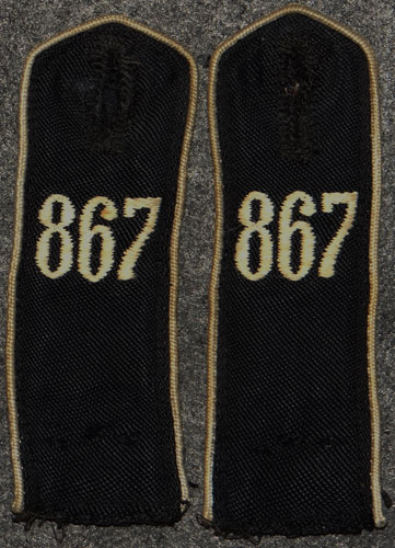 Hitler Youth Streifendienst Shoulder Boards