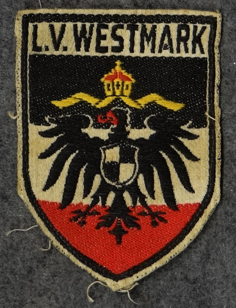 Stahlhelm "L.V. Westmark" District Arm Badge