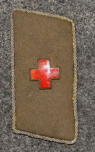 Red Cross Collar Tab