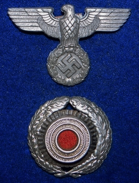 Reichspost Visor Hat Insignia Set