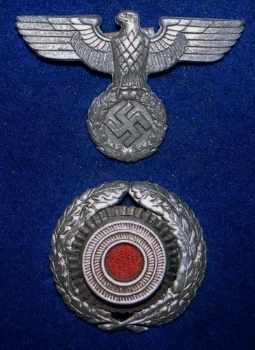 Reichspost Visor Hat Insignia Set