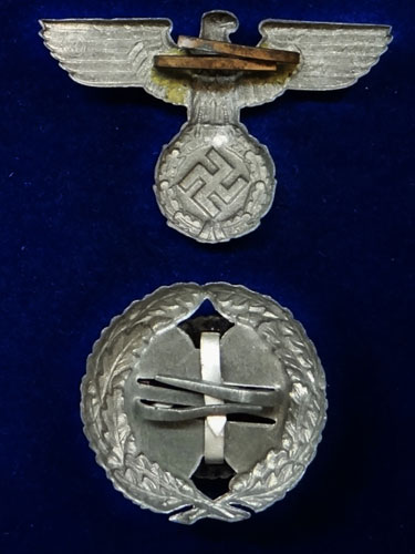 Reichspost Visor Hat Insignia Set