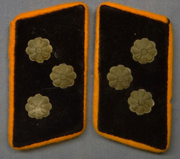 Waterways Reichspost Officials Collar Tabs