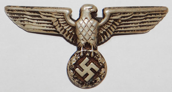 1939 Silver Pattern Political Leader Visor Hat Eagle