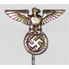 1st Pattern National Eagle & Swastika Stick Pin