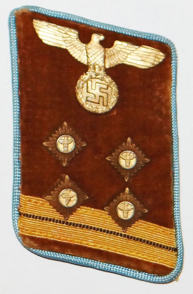 Ortsgruppen Political Leader 1939/45 "Haup-Gemeinschaftsleiter" Collar Tab