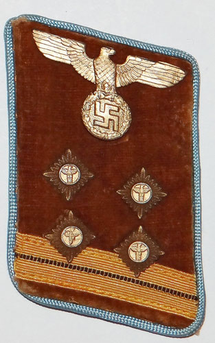 1939/45 Gau Level "Obergemeinschaftsleiter" Political Leader Collar Tabs