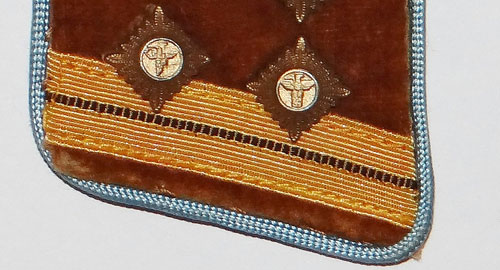 1939/45 Gau Level "Obergemeinschaftsleiter" Political Leader Collar Tabs