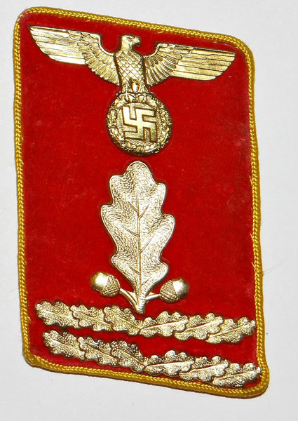 Reichsleitung Level 1939/45 Political Leader "Hauptabschnittslieiter" Collar Tab Reichsleitung Level 1939/45 Political Leader "Hauptabschnittslieiter" Collar Tab