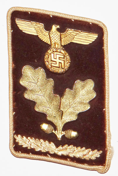Kreisleitung Level 1939/45 Political Leader "Oberbereichsleiter" Collar Tab Kreisleitung Level 1939/45 Political Leader "Oberbereichsleiter" Collar Tab