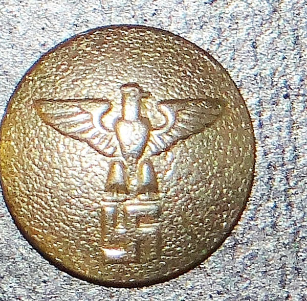 Pre 1939 Political Leader SILVER Tunic Button