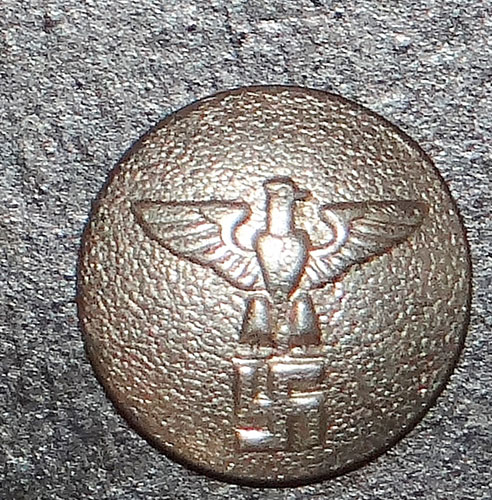 Pre 1939 Political Leader SILVER Tunic Button