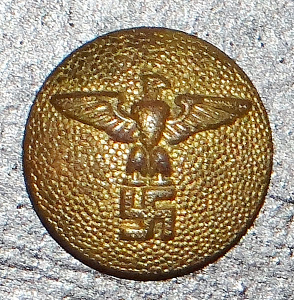 GOLD Political Leader Tunic Button GOLD Political Leader Tunic Button