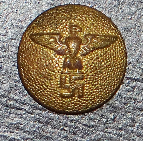 GOLD Political Leader Tunic Button